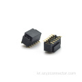 1.27mm 암 헤더 이중 행 SMT 검정색